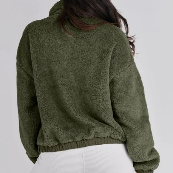 Green Fleece Jacket, NWOT - Picture 10 of 10